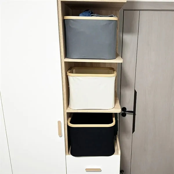 Spacious Collapsible Oxford Laundry Basket with Handles