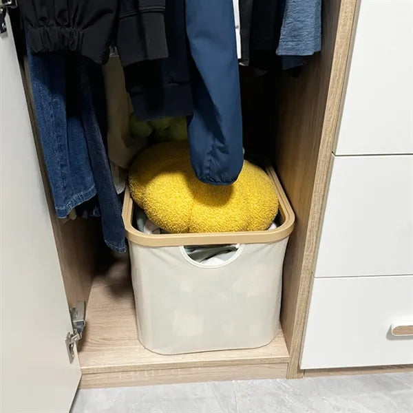 Spacious Collapsible Oxford Laundry Basket with Handles