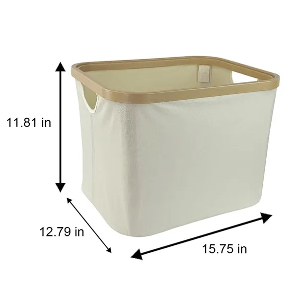 Spacious Collapsible Oxford Laundry Basket with Handles