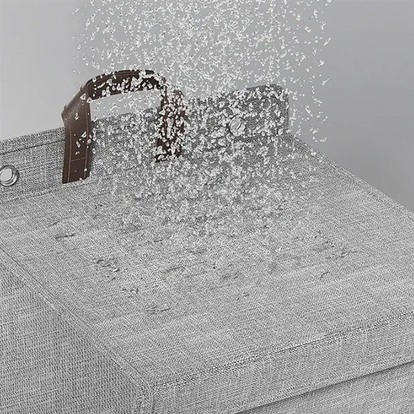Waterproof Linen Wall-Mountable Collapsible Laundry Hamper