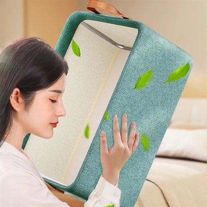 6-Cube Spacious Sturdy Frame Cotton-Linen Storage Organizer