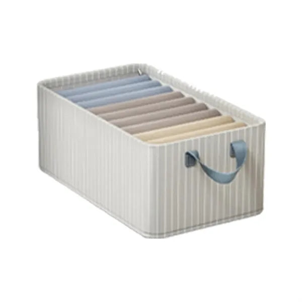 6-Cube Spacious Sturdy Frame Cotton-Linen Storage Organizer