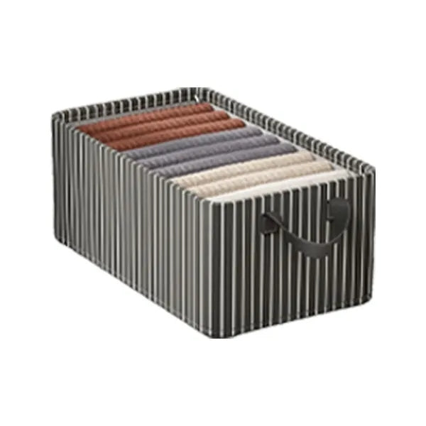 6-Cube Spacious Sturdy Frame Cotton-Linen Storage Organizer