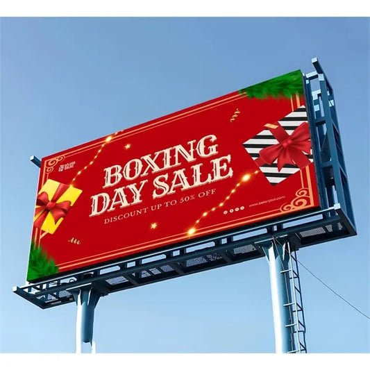 Billboard Banners -Ultra Strong Adhesive tabs (1 Ft x 1 Ft)