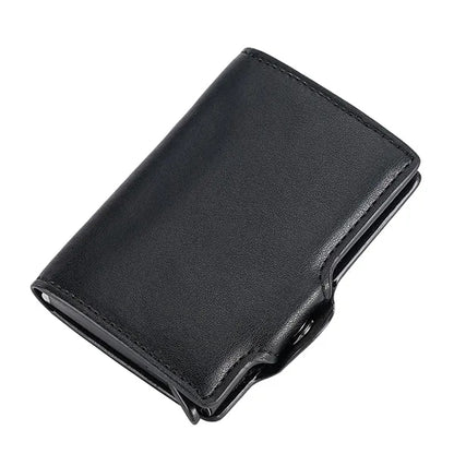 One-Click Pop-Up Slim Anti-Theft RFID-Blocking PU Cardholder