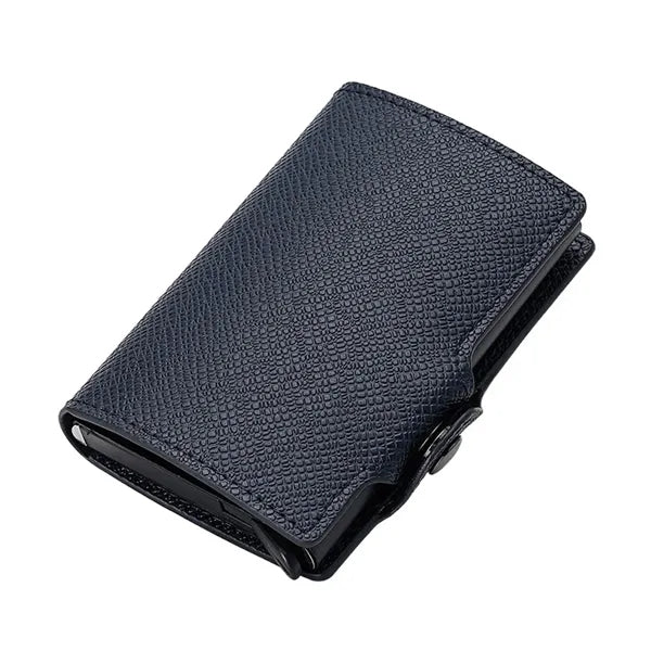 One-Click Pop-Up Slim Anti-Theft RFID-Blocking PU Cardholder