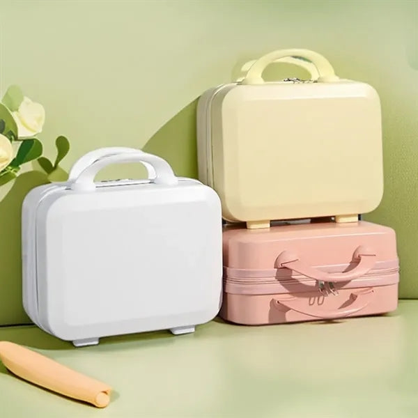 Lightweight Scratchproof Portable Cosmetic Bag with Handle