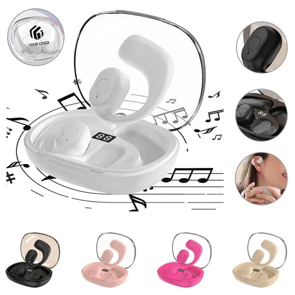 Digital Display Bone Conduction Sports Bluetooth Headset