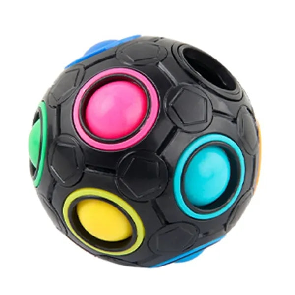 Rainbow 3D Puzzle Ball Stress Relief Cognitive Training Toy