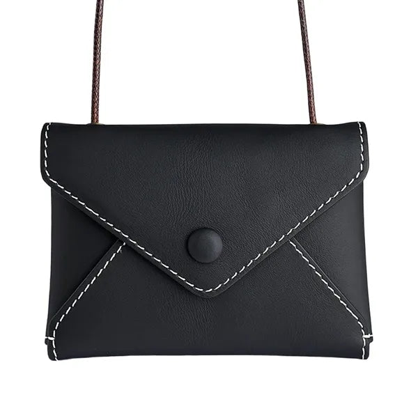 Adjustable Strap Multi-Wear Mini Cowhide Envelope Purse