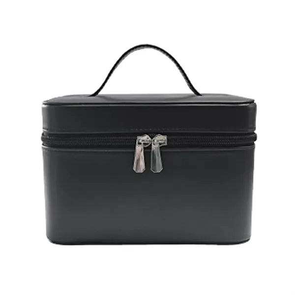 Stain-Resistant Waterproof PU HD Glass Mirror Makeup Bag