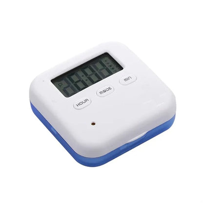 4 Compartments Digital Pill Box with Reminder Alarm Clock