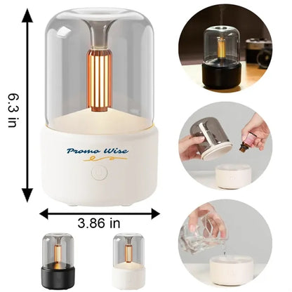 4-in-1 Night Light Auto Shut Off Essential Oil Diffuser