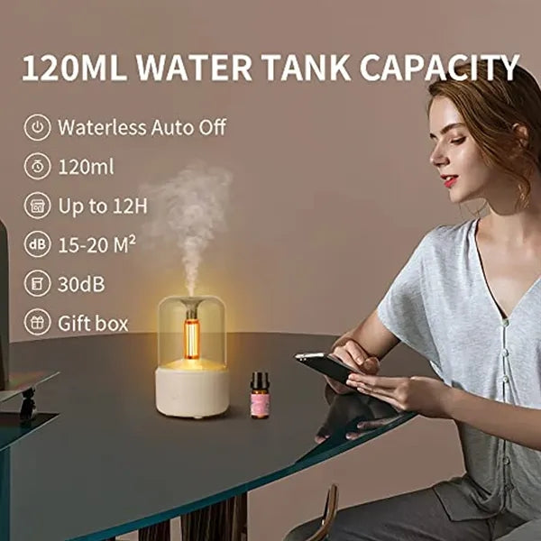 4-in-1 Night Light Auto Shut Off Essential Oil Diffuser