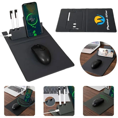 5-in-1 Non-Slip Foldable Gaming Mouse Pad Wireless Charger
