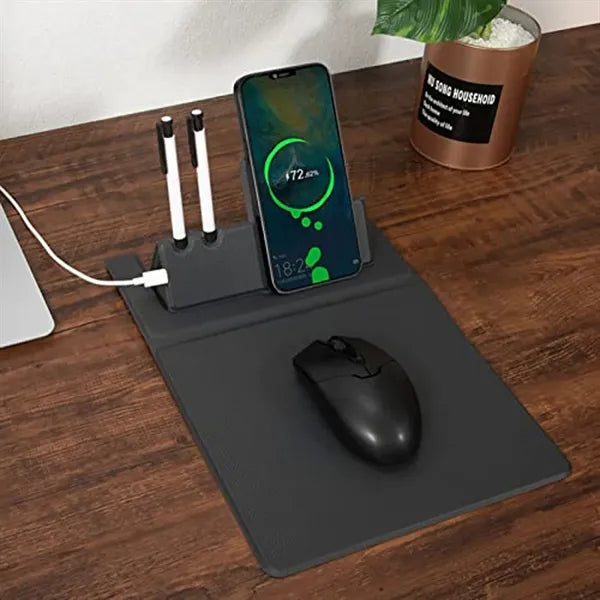 5-in-1 Non-Slip Foldable Gaming Mouse Pad Wireless Charger