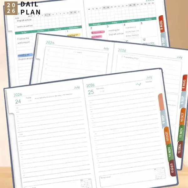 A5 Daily Plan Notebook