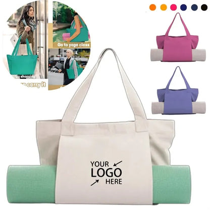 Large Capacity Multifunctional Yoga Canvas Tote Bag