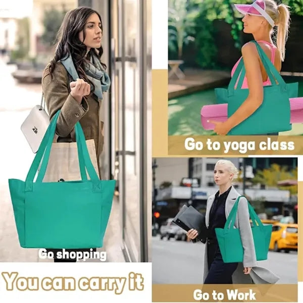 Large Capacity Multifunctional Yoga Canvas Tote Bag