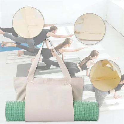 Large Capacity Multifunctional Yoga Canvas Tote Bag