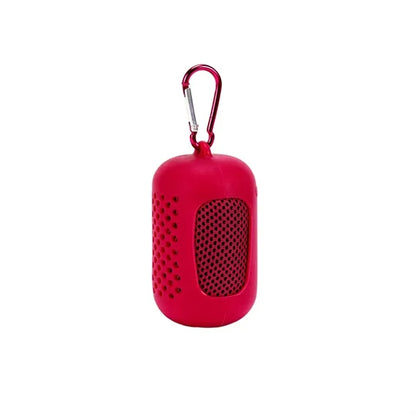 Quick-Dry Instant Cooling Towel with Carabiner Clip and Case