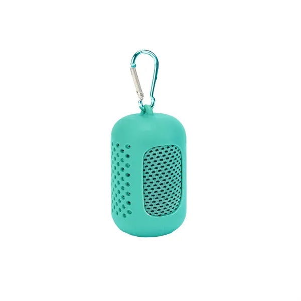 Quick-Dry Instant Cooling Towel with Carabiner Clip and Case