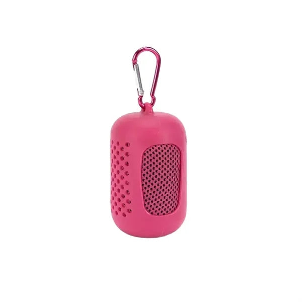 Quick-Dry Instant Cooling Towel with Carabiner Clip and Case