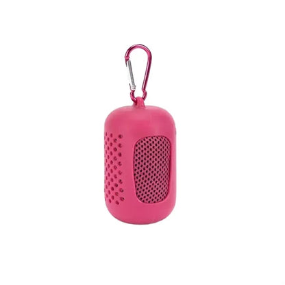 Quick-Dry Instant Cooling Towel with Carabiner Clip and Case