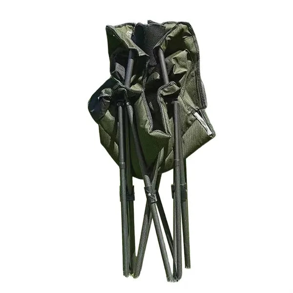 High Load Bearing Foldable Padded Back Camping Chair Oxford
