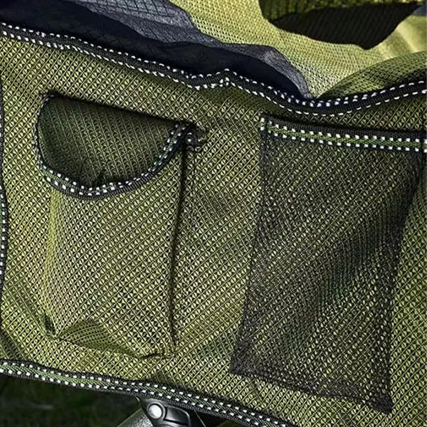 High Load Bearing Foldable Padded Back Camping Chair Oxford