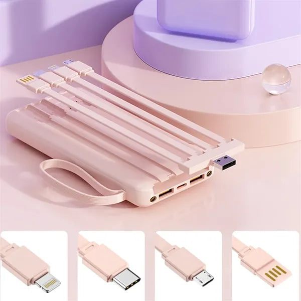 10,001mAh Power Bank with LCD Display and Flashlight