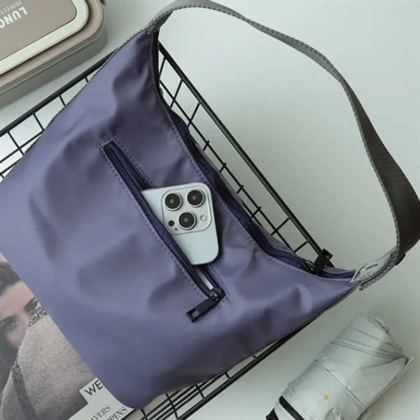 Waterproof Spacious Insulated Lunch Twill Nylon Box Bag
