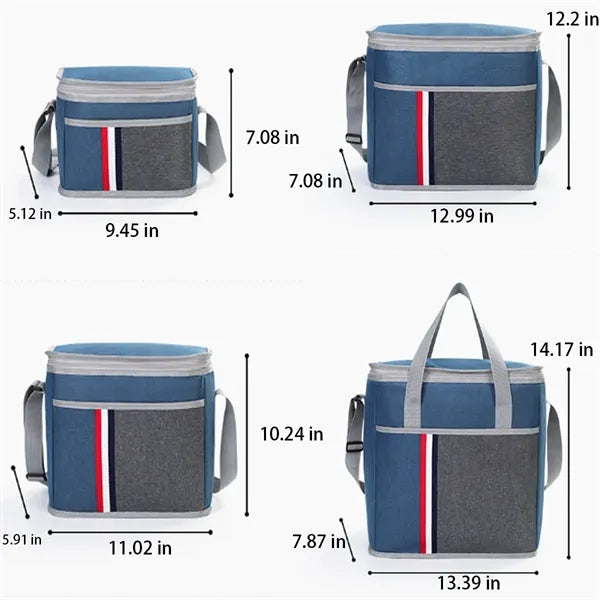 Leakproof Spacious Insulated Lunch Bag with Adjustable Strap