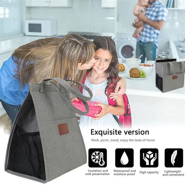 Waterproof Spacious Thermal Foil Insulated Oxford Lunch Bag