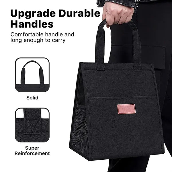Waterproof Spacious Thermal Foil Insulated Oxford Lunch Bag