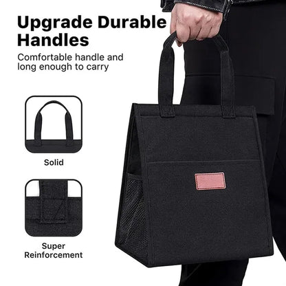 Waterproof Spacious Thermal Foil Insulated Oxford Lunch Bag