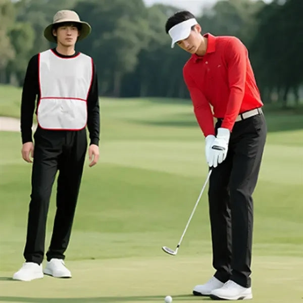 Loose Fit Comfort Golf Caddie Vest with Waterproof ID Pocket