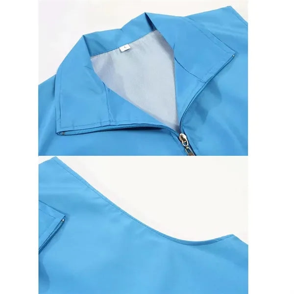 Custom Volunteer Sleeveless Full Zipper Uniform Vest