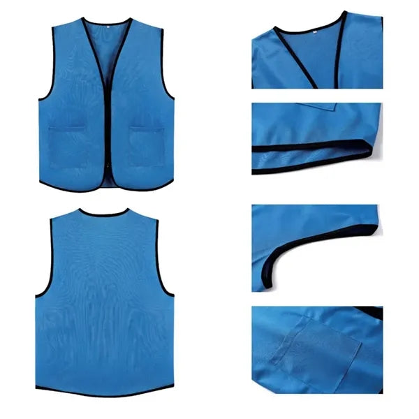 Supermarket Uniform With Pockets Volunteers Event Vest