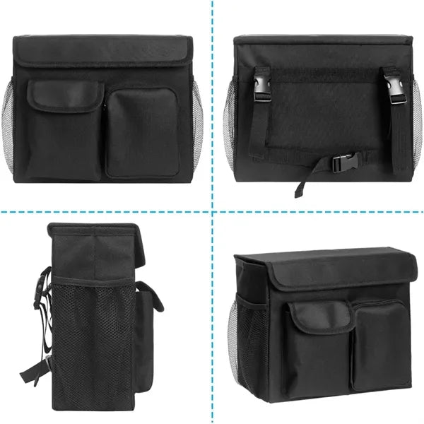 Mobility Scooter Wheelchair Walker Organizer Bag With Pocket