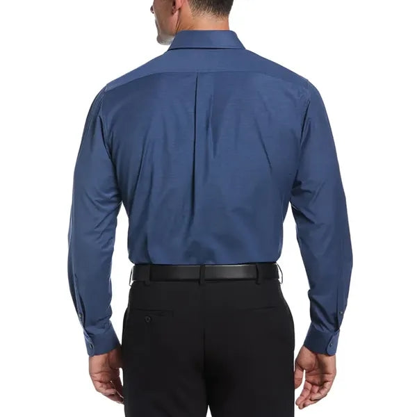 Perry Ellis Heathered Woven Shirt