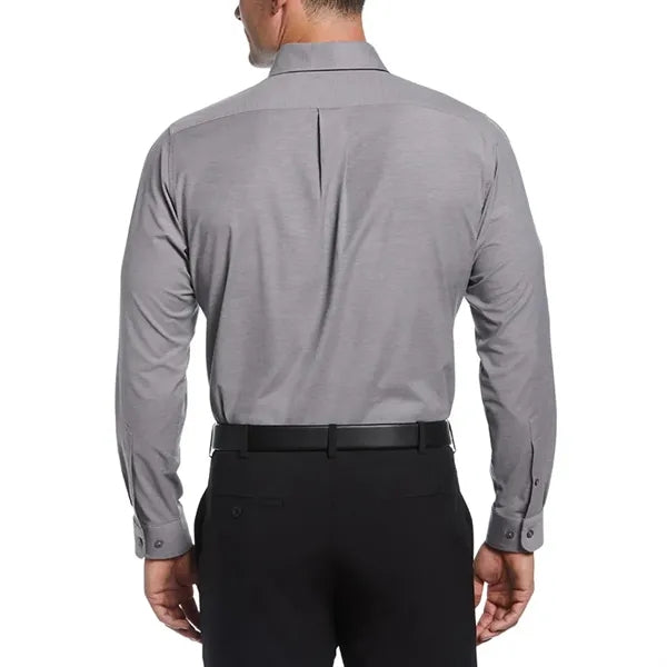 Perry Ellis Heathered Woven Shirt
