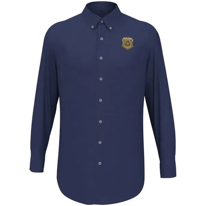 Perry Ellis Heathered Woven Shirt