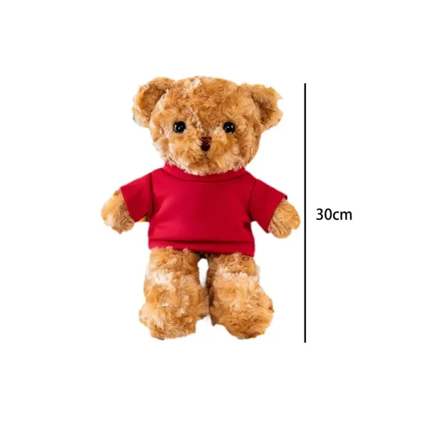 Customizable Plush Teddy Bear with Apparel