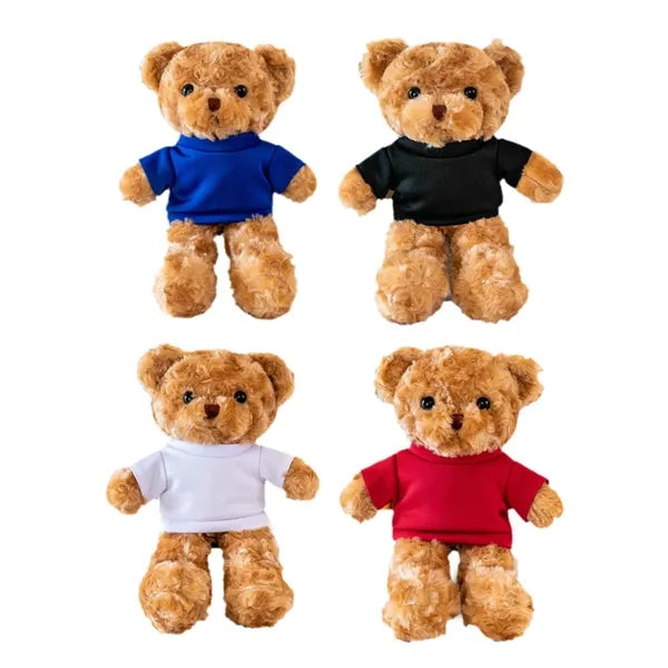Customizable Plush Teddy Bear with Apparel