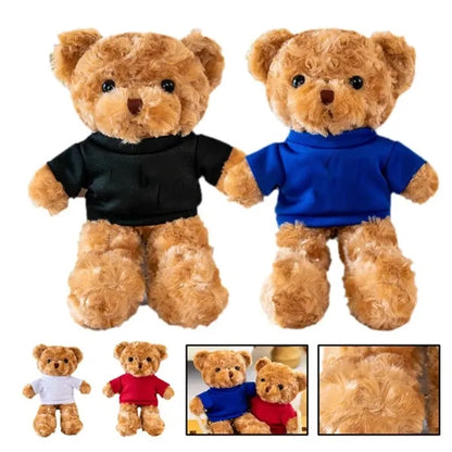 Customizable Plush Teddy Bear with Apparel