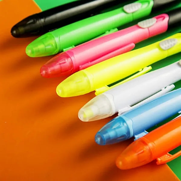 2-in-1 Ballpoint Pen and Highlighter