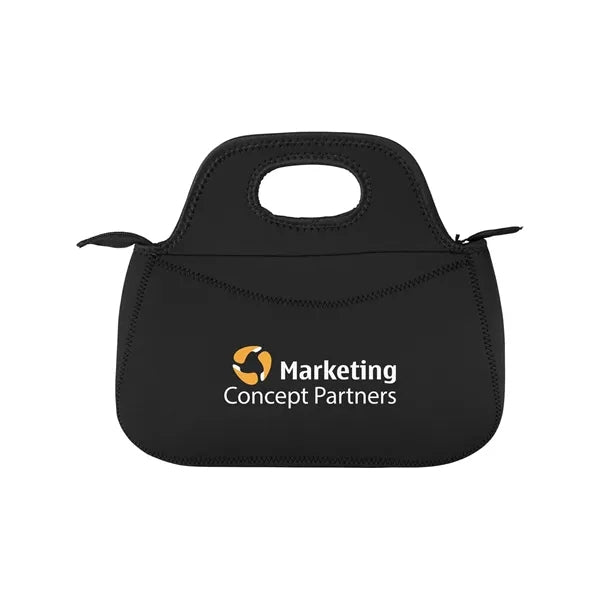 Zippered Neoprene Lunch Cooler Tote Bag