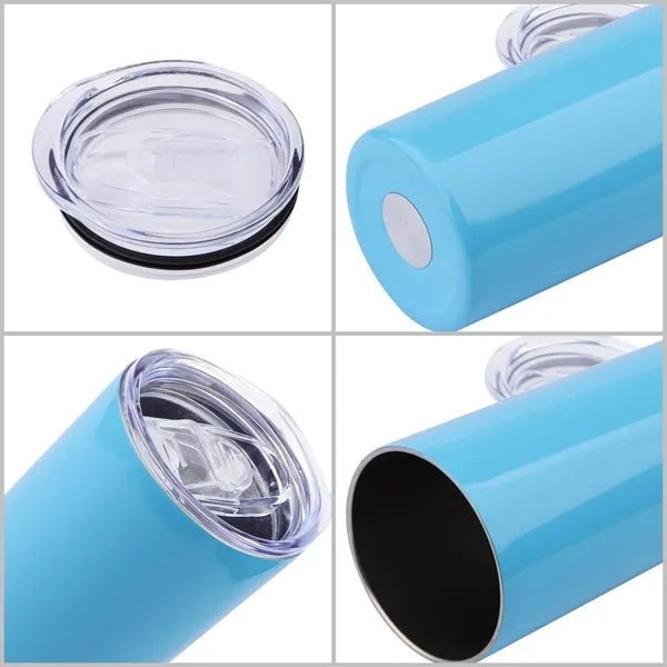 20oz Skiny Vacuum Insulated Tumbler with lid