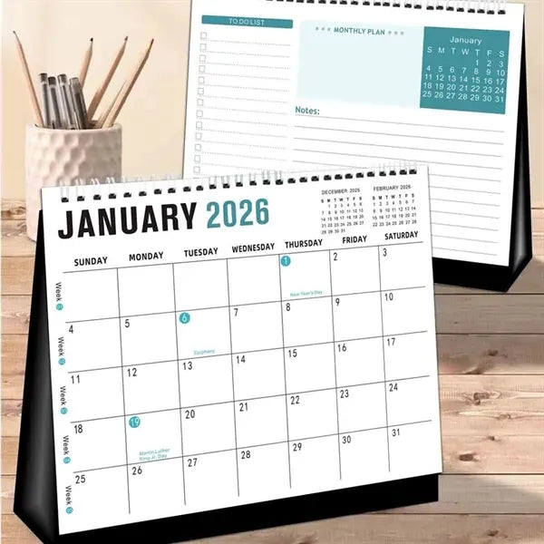 2026 Portable Desk Calendar